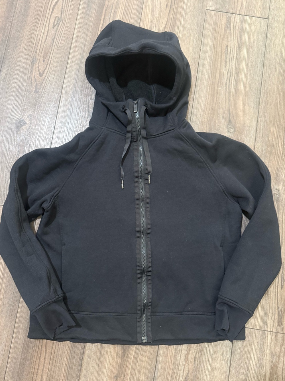 Lululemon Black Scuba Zip Up Hoodie Jacket Women’s Size 10